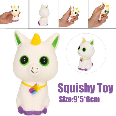 

YIWULASqueeze Unicorn Cat Cream Bread Scented Slow Rising Toys Phone Charm Gifts