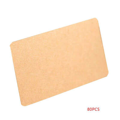 

80PCS Kraft Paper Library School Office Message Word Card for StudyBusinessDaily Schedule