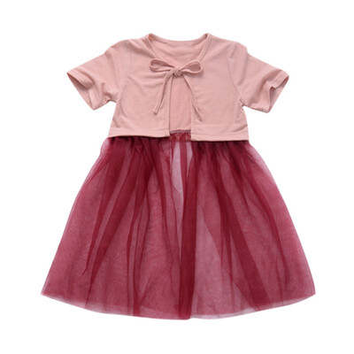 

Summer Girl Patchwork Mesh Sun Protection Clothing Thin Breathable Air Conditioning Kid Coat