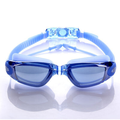 

Professional Silicone Waterproof Swimming Goggles Anti-fog UV Swimming Glasses With Earplug for Men Women Water Sports Eyewear