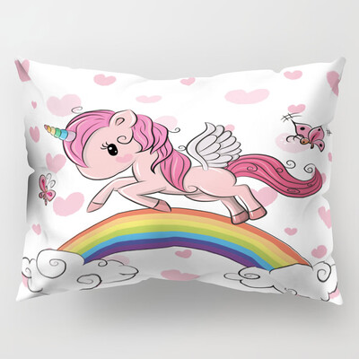

New Arrival Unicorn Print Pillow Case Home Decor Sofa Cushion Cover