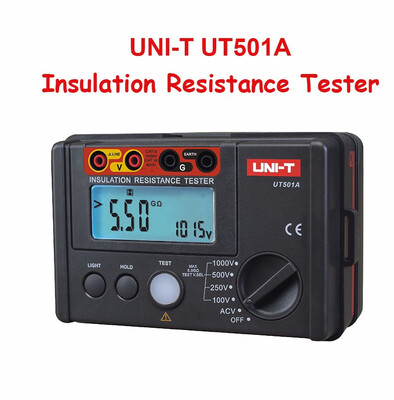 

UNI-T UT501A Insulation Resistance tester meter megger earth ground resistance Voltage Tester Megohmmeter Voltmeter Backlight