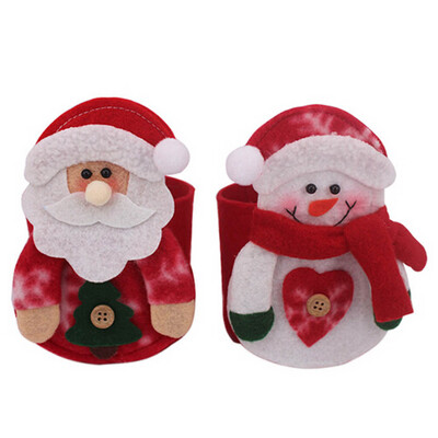 

Christmas Decoration Supplies Multi-function Santa Claus Snowman Wine Bottle Cover Candy Gift