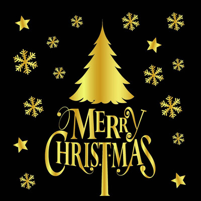 

Christmas Vinyl Window Store Shop Wall Stickers Home Art Decals Removable New