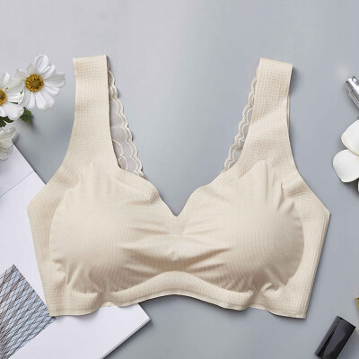 

2019 Seamless Lace Tube Top Underwear Pure Intimates bralette Sexy Sports Vest Lace Breathable Sleep Underwear Comfortable Bra