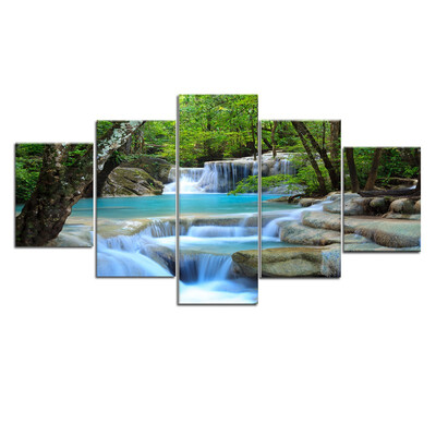 

Household Decorative Landscape Wall Art Painting Modern Frameless Canvas Painting Print Home Room Art Wall Decoration