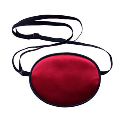 

High Quality Silk Adult Children Monocular Eye Mask Useful Full Cover Astigmatism Training Single Eye Mask Comfort Cover