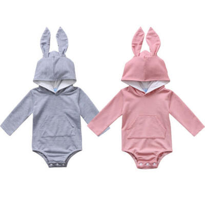 

Newborn Kids Baby Girls Boys Hooded Romper Jumpsuit Bodysuit Outfits Clothes