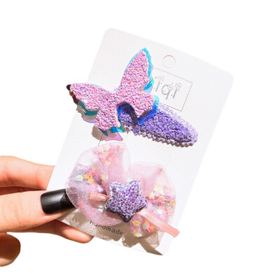 

Hair Pin Cute Childrens Hairpin Set Girl Hair Accessories Baby Girls Side Clip Cartoon All-inclusive Cloth Small Jewelry