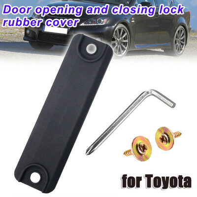 

Trunk Hatch Liftgate Switch Latch Release Button Rubber Cover Set Fit For Toyota