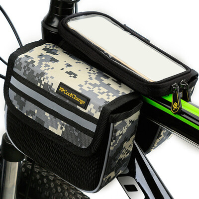 

Bicycle Touchscreen Phone Holder Frame Bag Pannier Tube Case Pouch Cycling Bike