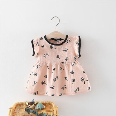 

Summer Girls Sleeveless Print Dresses Cute Kids Party Dresses for Baby Kids Girls Princess Dress Tops Clothes