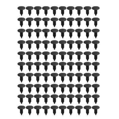

Plastic Fastener Rivet Clips Fender & Bumper Shield Retainer 100 PCS Nylon Bumper Fastener Rivet Clips Auto Body Clips