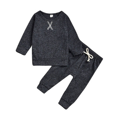 

Infant Clothing For Baby Girls Clothes Set Autumn Winter Baby Boys Clothes T-shirtPant Costume Outfit Suit Newborn Clothes y10