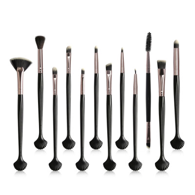 

12pcs Shell Eye Makeup Brush Set Eye Shadow Brush Eye Concealer Brush Eyeliner Brush Kit new