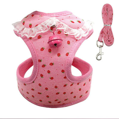 

Breathable Mesh Small Dog Pet Harness&Leash Set Puppy Vest For Dog Cat Hot