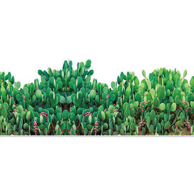 

50x70CM Cactus Patterns Green Wall Stickers for Corridor PVC Material Ornamental TV Background Wall Decals