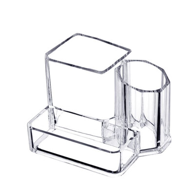 

1PC Acrylic transparent Makeup Organizer Storage Boxes Make Up Organizer For Cosmetics Brush Organizer Home Jewelry Box Sets