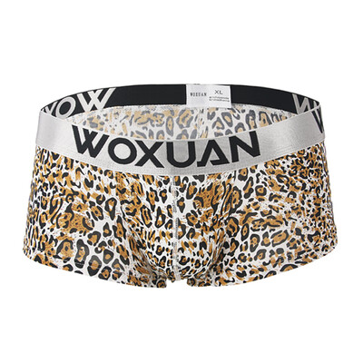 

Mens Sexy Underwear Boxer Trunks Leopard Floral Print Underpants Knickers Briefs