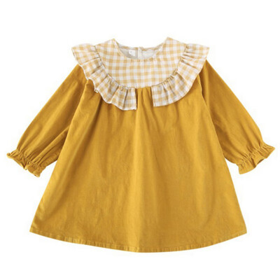 

Kids Girl Dress Toddler Baby Long Sleeve Dresses Autumn Winter Children Clothing Girls Cotton Princess Dress Kid Tops Outfits