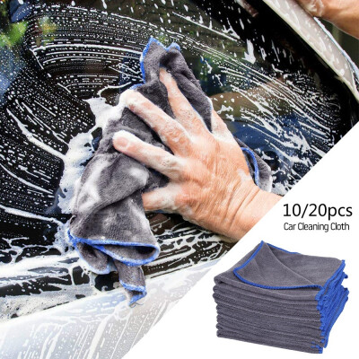 

1020pcs Grey Large Microfibre Cleaning AutoCar Detailing Soft Cloths Wash Towel