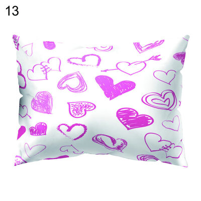 

Romantic Love Heart Pillow Cover Cushion Case Home Car Sofa Bedroom Hotel Decor