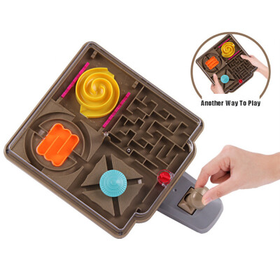 

YIWULA2 In 1 Super Fun Puzzle Labyrinth 3D Maze Game Educative Toy for Kids & Adults