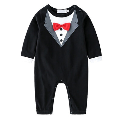

Infant Baby Boy Rompers Gentle Design Long Sleeve Rompers Kids Jumpsuit Newborn Clothes