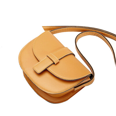 

Fashion Women Solid Color Faux Leather Flap Saddle Pouch Crossbody Shoulder Bag