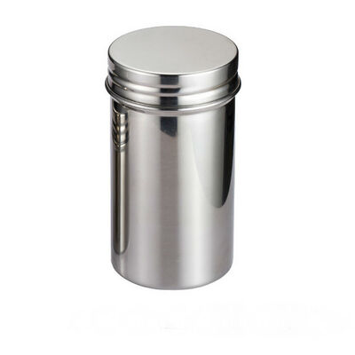 

Small Stainless Steel Coffee Loose Tea Caddy Food Container Travel Canister 70x70x130 mm