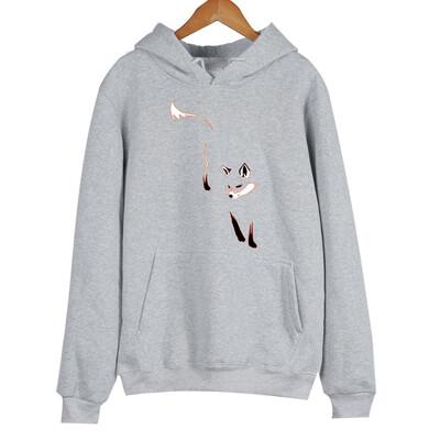

Tailored Women Print Loose Long Sleeve Top Pullover Hooded Cap Sweatshirt Blouse