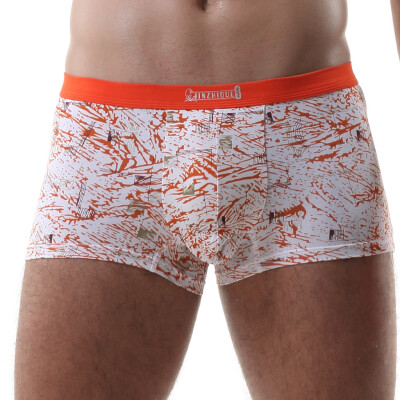 

Tailored JINZHIQUE Mens Madal Soft Breathable Underpants Printing Knickers Sexy Briefs