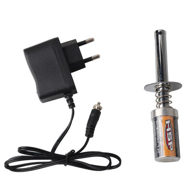 

Nitro Starter Kit Glow Plug Lgniter With Battery Charger for HSP Red Cat Powered 18 110 RC Car