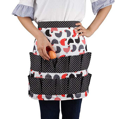 

Toponeto Egg Collecting Apron Pockets Holds Chicken Farmhouse Farm Home Waterproof