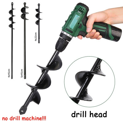 

Electric Drill Head for Plant Planting Auger Bit Fence Post Hole Digger Drill Bit Ground Fence Post Hole Drilling Plant Tree