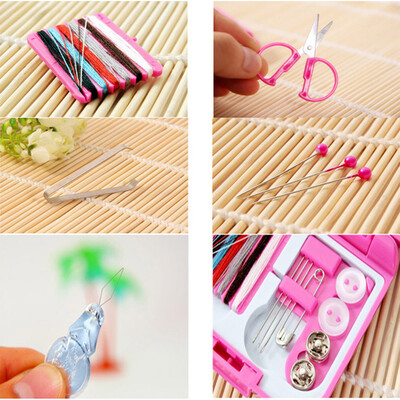 

〖Follure〗Portable Travel Sewing Kits Needle Threads Box Thimble Threads Home Tools