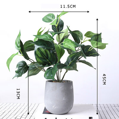 

Simulation Green Radish Plant Bonsai Fake Small Tree Pot Plants Artificial Flower Turtle Leaf Desktop Home Fake Flower Decor