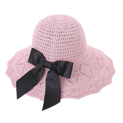 

Ladies Undercover Floppy Foldable Wide Brim Straw Hollow Beach Holiday Sun Hats