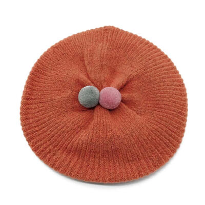 

Baby newborn caps cotton Autumn Winter Fashion Knitted Baby Girl Hats Candy Color Design Retro Kids Toddler Beret Cap
