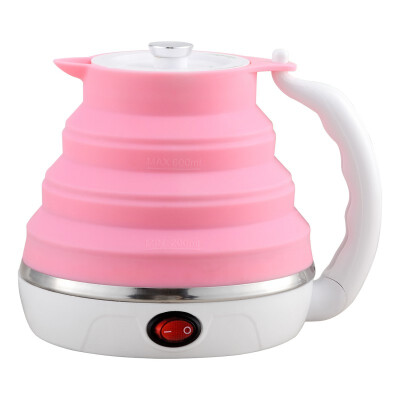 

Electric Kettle Travel Foldable Food Grade Silicone Water Kettle With Dual Voltage Separable Power Cord – 110V220V 600 ML