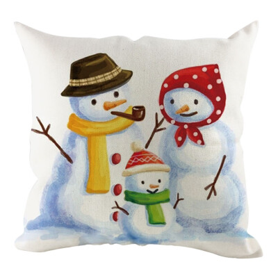 

〖Follure〗Christmas Pillow Cover Pillowcases Decorative Sofa Cushion Cover Home Decoration