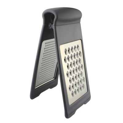 

Stainless Steel Fruit And Vegetable Grater Double-Sided Melon Fruit Grater Three-Dimensional Cheese Grater With Non-Slip Handle