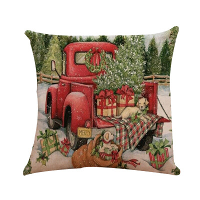 

〖Follure〗Christmas Pillow Covers Embroidery Throw Pillow Cases for Home Car Decorative