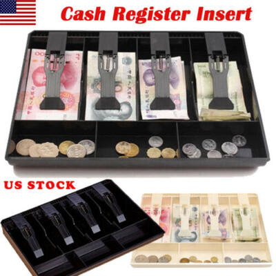 

Coin Cash Register Insert Tray Replacement Cashier Storage Drawer Money Box