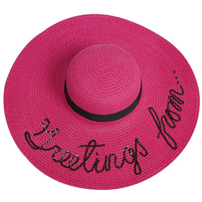 

Beautiful Letter Print Bucket Hats For Female Comfortable Sunscreen Girl Straw Caps Foldable Beach Sun Hats Handmade Women Caps