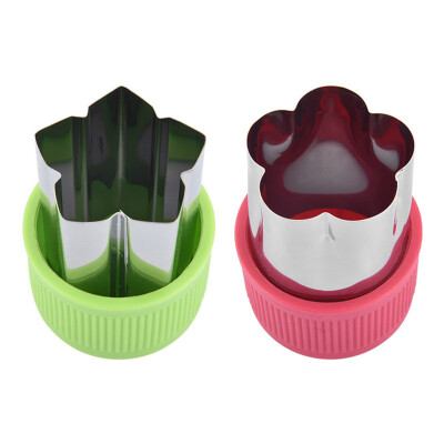 

Toponeto 2Pcs Fruit Star Shape Fondant Cake Cookie Plunger Mould Mold Cutter Tools