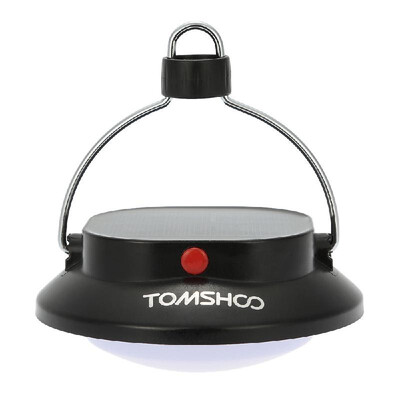 

TOMSHOO 200LM 12LED 3 Mode Outdoor Indoor Portable Camping Lamp Tent Campsite Hanging Lamp Rechargeable Battery Powered by Solar