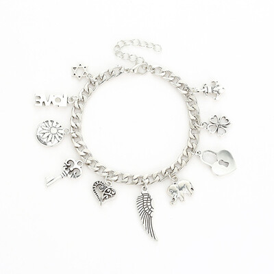 

Hot Sale Women Fashion Jewelry Alloy Bracelet Charm Bracelet Gift For Girlfriend