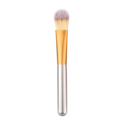 

1pcs 4 Colors Synthetic Hair Wood Handle High Quality Pro Round Face Mask Brush Tool Cosmetic Makeup Brush