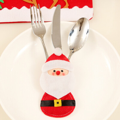 

Tailored Christmas Xmas Decor Snowman Kitchen Tableware Holder Pocket Dinner Cutlery Bag